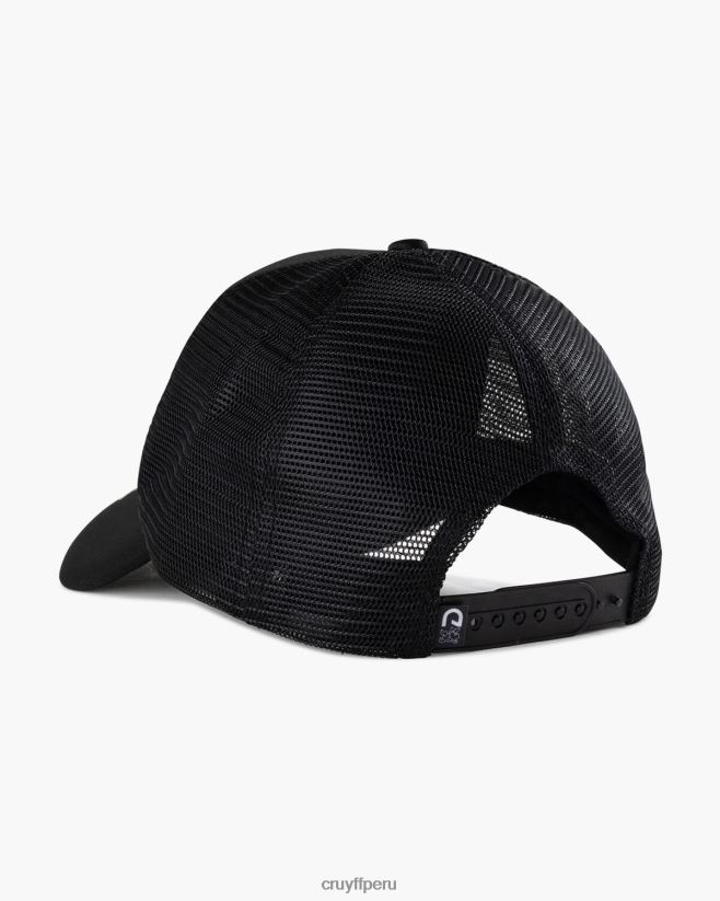 educación física Cruyff camionero de visión negro 42TR201236 unisexo gorra