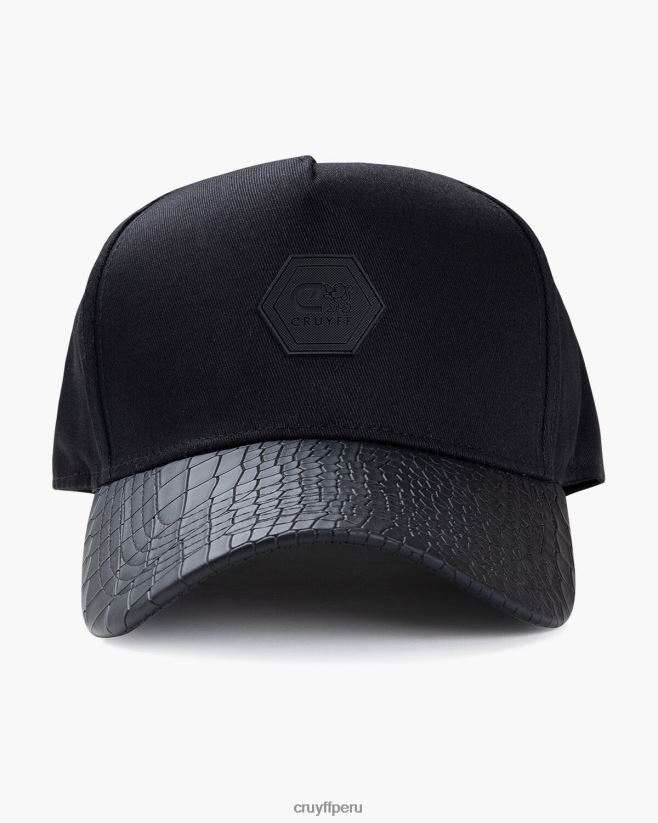 educación física Cruyff camionero serpiente negro 42TR201266 unisexo gorra