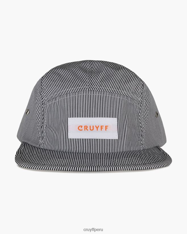 educación física Cruyff gorra bruno de 5 paneles negro 42TR201288 unisexo gorra