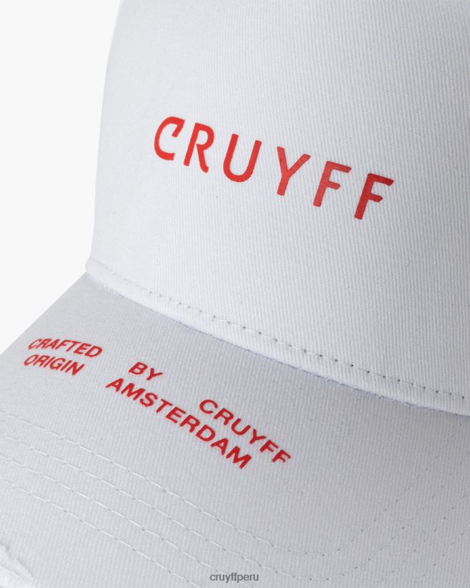 educación física Cruyff jarra de mica blanco 42TR201242 unisexo gorra