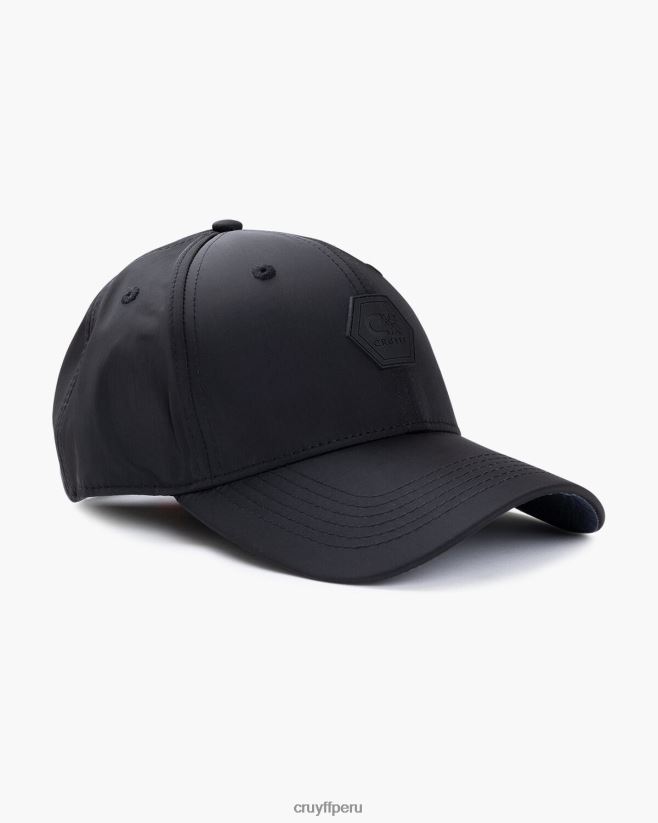 educación física Cruyff lanzador de alerta de gol negro 42TR201262 unisexo gorra