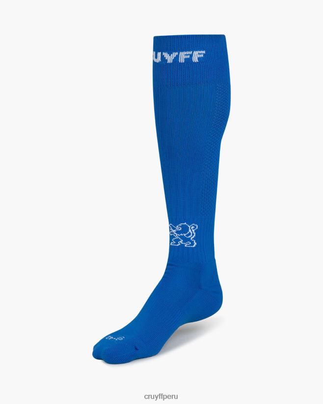 educación física Cruyff calcetines de futbol azul 42TR201270 unisexo medias