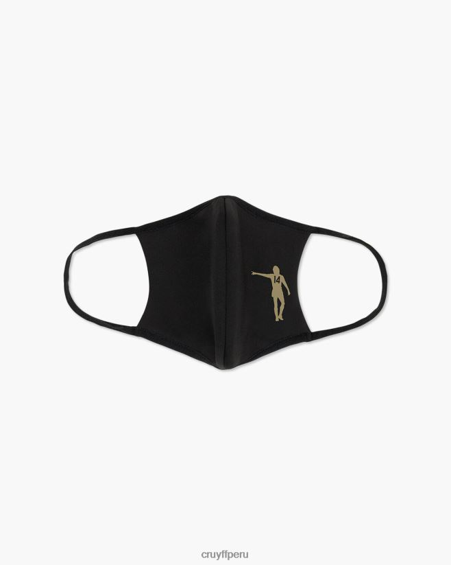 educación física Cruyff mascarilla maestro-95% poliéster negro/varios 42TR201306 unisexo mascarilla