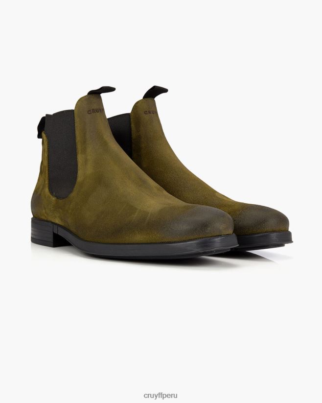 educación física Cruyff jon chelsea ejercito verde 42TR20856 hombres botas