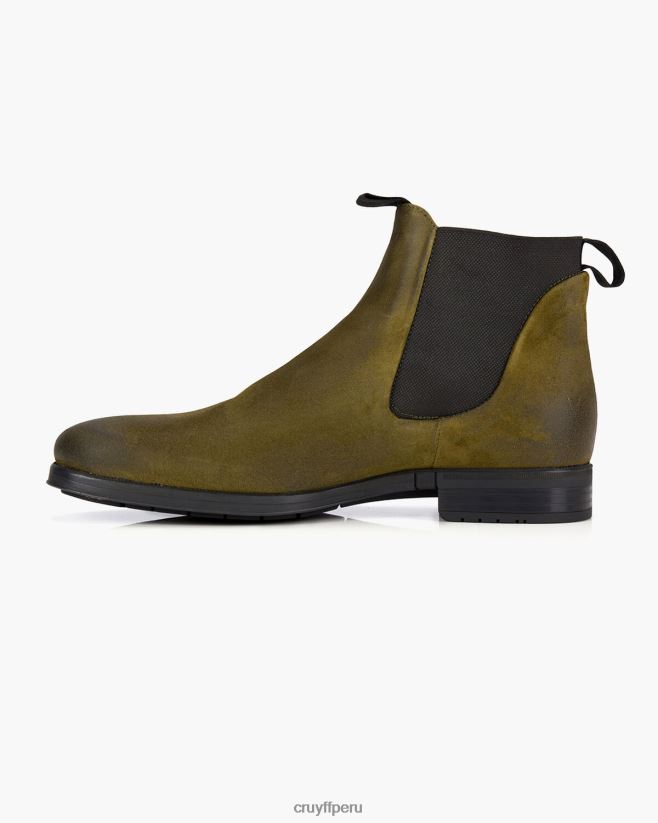 educación física Cruyff jon chelsea ejercito verde 42TR20856 hombres botas