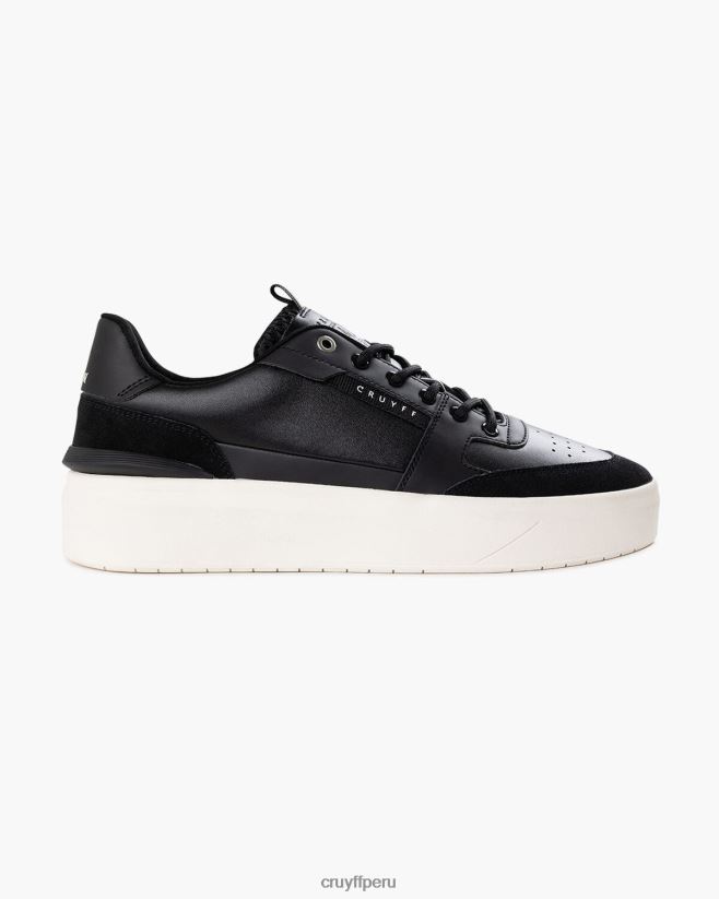 Educación física Cruyff tenis avalado negro 42TR201 hombres zapatillas