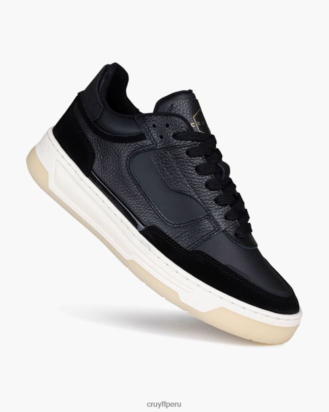 educación física Cruyff Nemes medio negro 42TR20578 hombres zapatillas