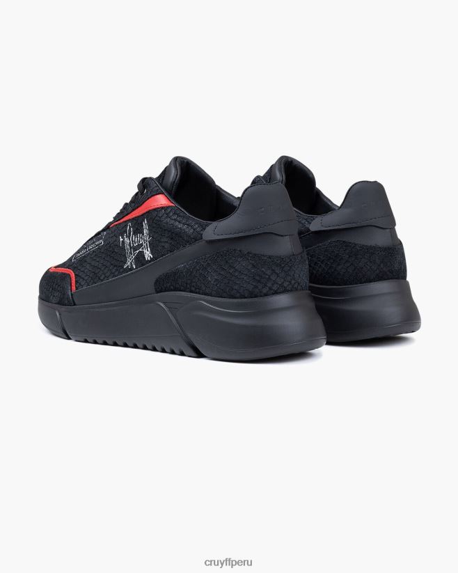 educación física Cruyff amato negro 42TR20567 hombres zapatillas