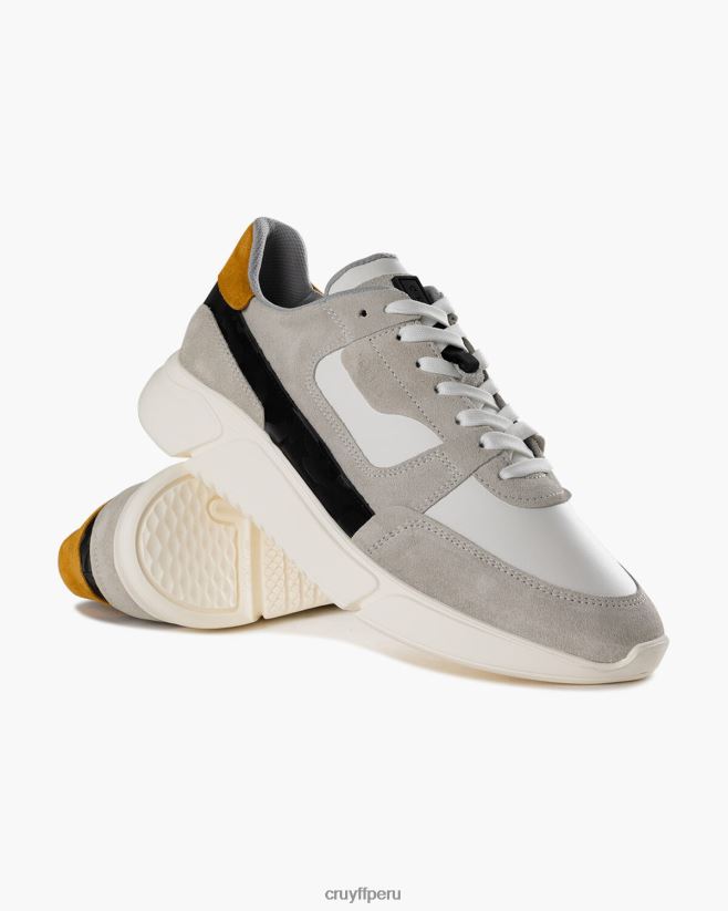 educación física Cruyff arq ii gris blanco 42TR20324 hombres zapatillas