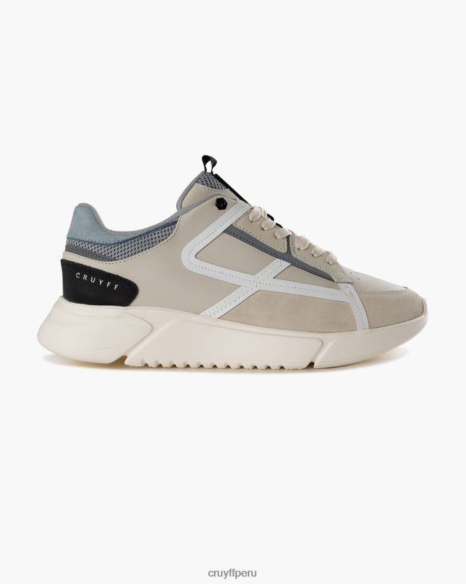 educación física Cruyff arquero crema 42TR20317 hombres zapatillas