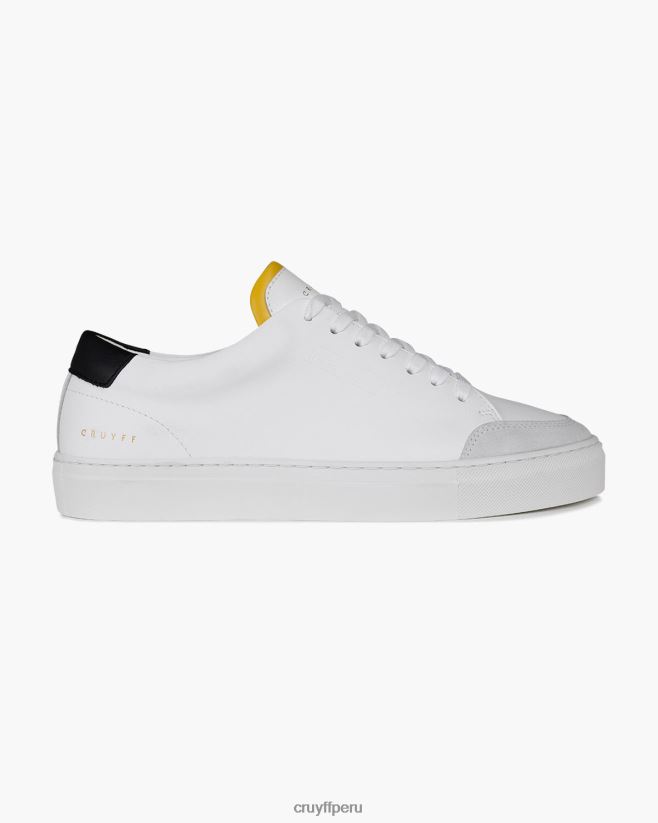 educación física Cruyff arquitecto de tenis blanco amarillo 42TR20547 hombres zapatillas