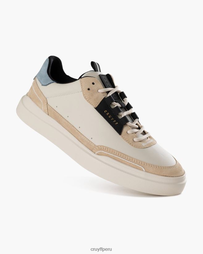 educación física Cruyff azur crema 42TR20320 hombres zapatillas