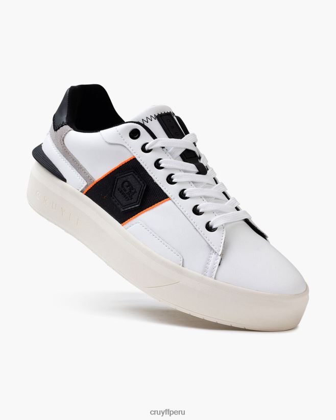 educación física Cruyff charcos blanco 42TR201321 hombres zapatillas