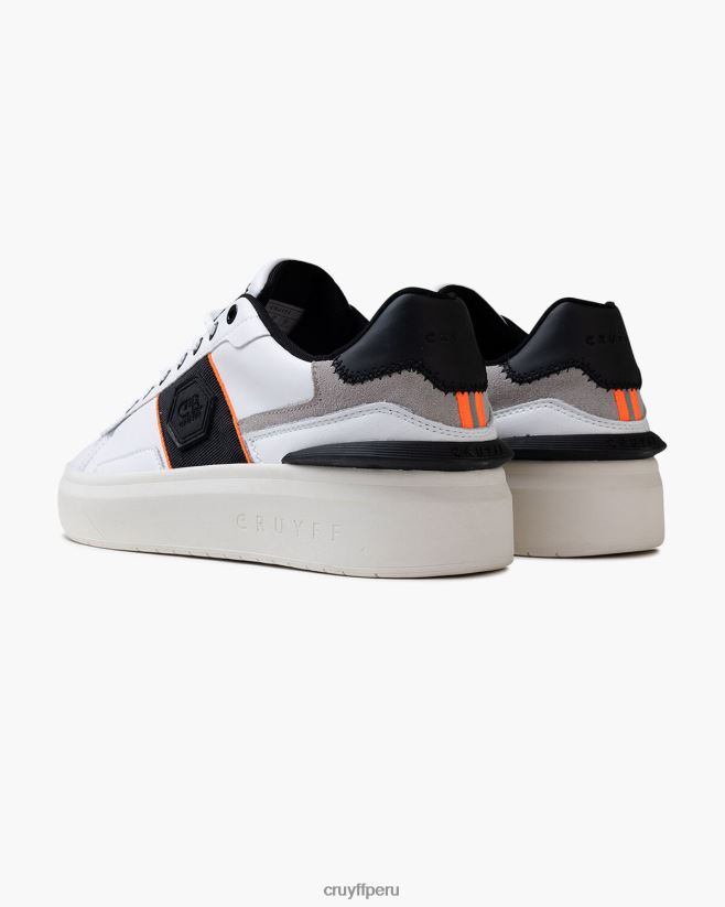 educación física Cruyff charcos blanco 42TR201321 hombres zapatillas