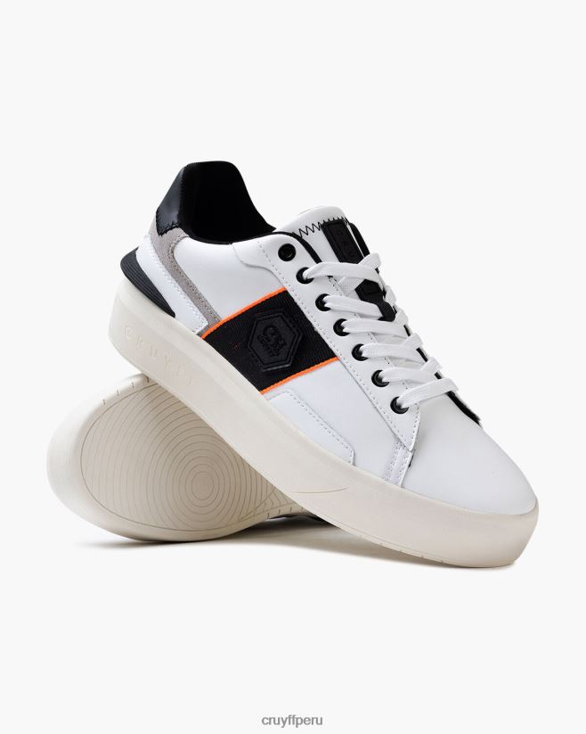 educación física Cruyff charcos blanco 42TR201321 hombres zapatillas