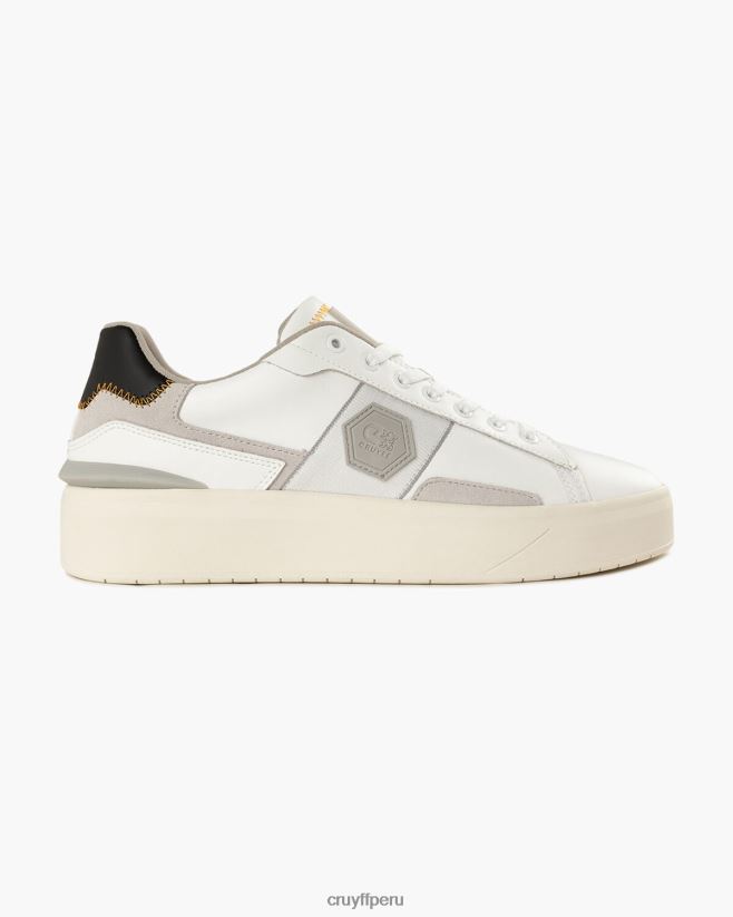 educación física Cruyff charcos blanco 42TR20237 hombres zapatillas