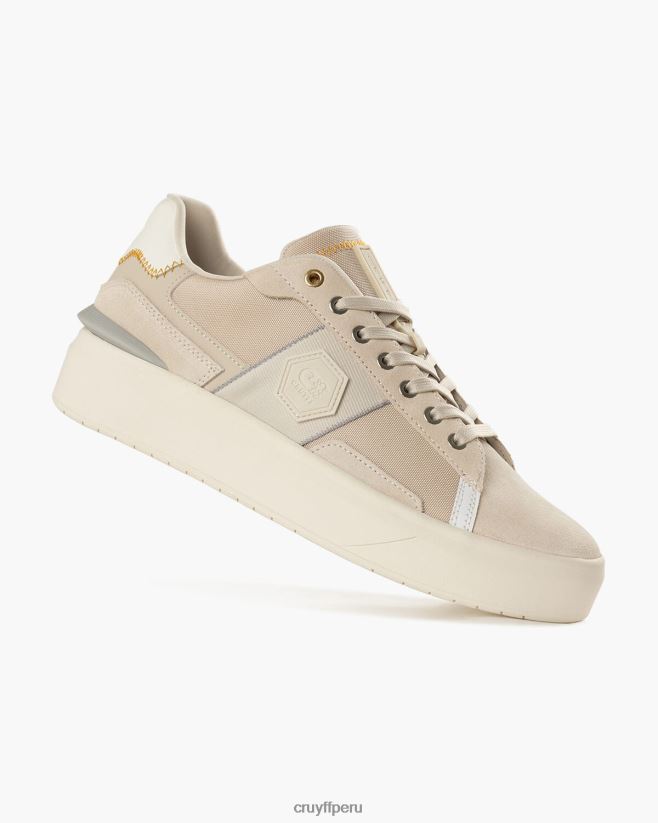 educación física Cruyff charcos crema 42TR20188 hombres zapatillas