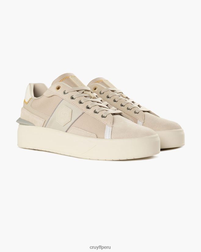 educación física Cruyff charcos crema 42TR20188 hombres zapatillas