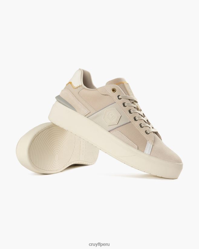 educación física Cruyff charcos crema 42TR20188 hombres zapatillas