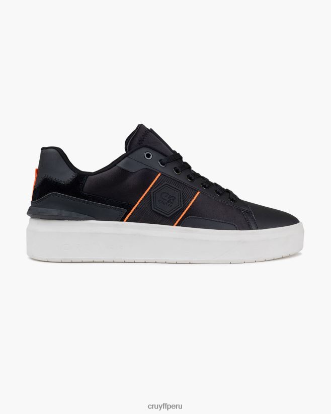 educación física Cruyff charcos negro 42TR20569 hombres zapatillas