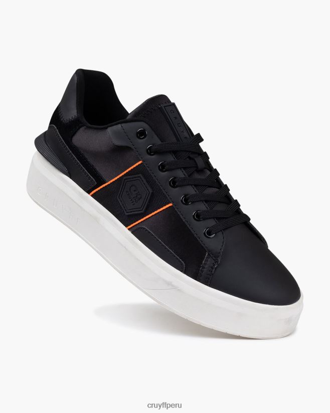 educación física Cruyff charcos negro 42TR20569 hombres zapatillas