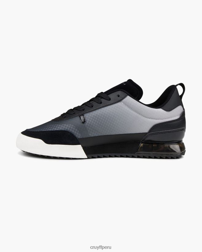 educación física Cruyff contra gris negro 42TR20876 hombres zapatillas