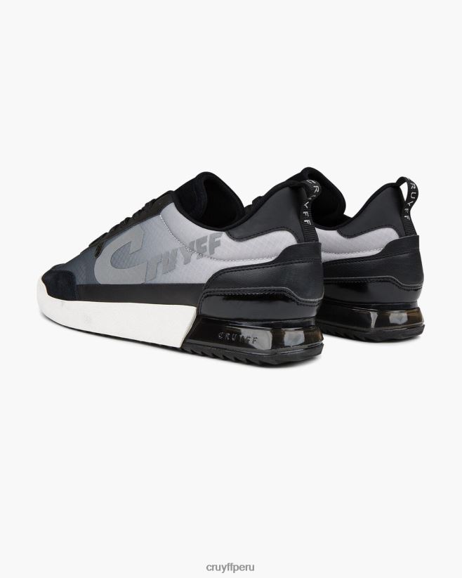 educación física Cruyff contra gris negro 42TR20876 hombres zapatillas