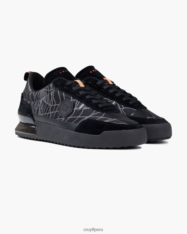 educación física Cruyff contra negro/naranja 42TR201313 hombres zapatillas