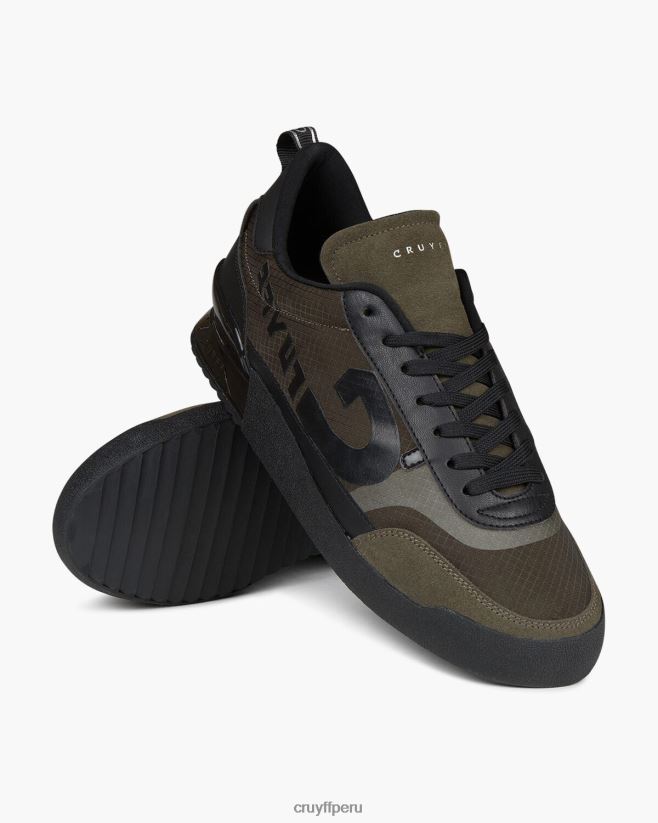 educación física Cruyff contra verde/negro 42TR20874 hombres zapatillas