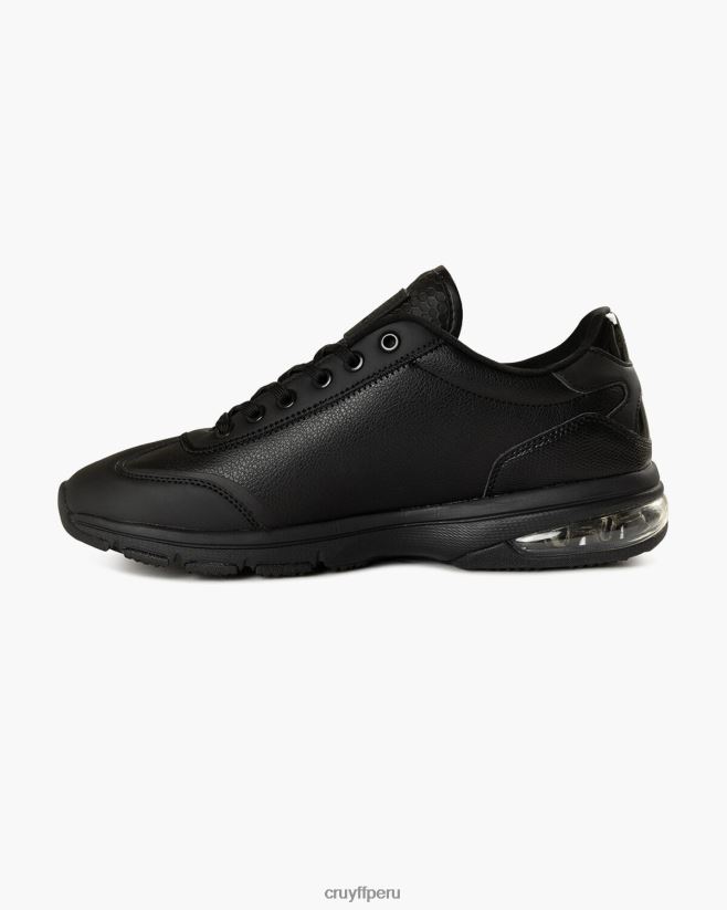 educación física Cruyff corredor flash negro 42TR2084 hombres zapatillas