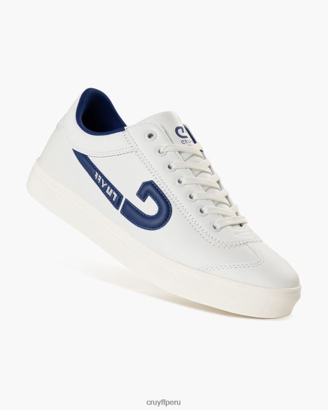 educación física Cruyff destello blanco azul 42TR20261 hombres zapatillas