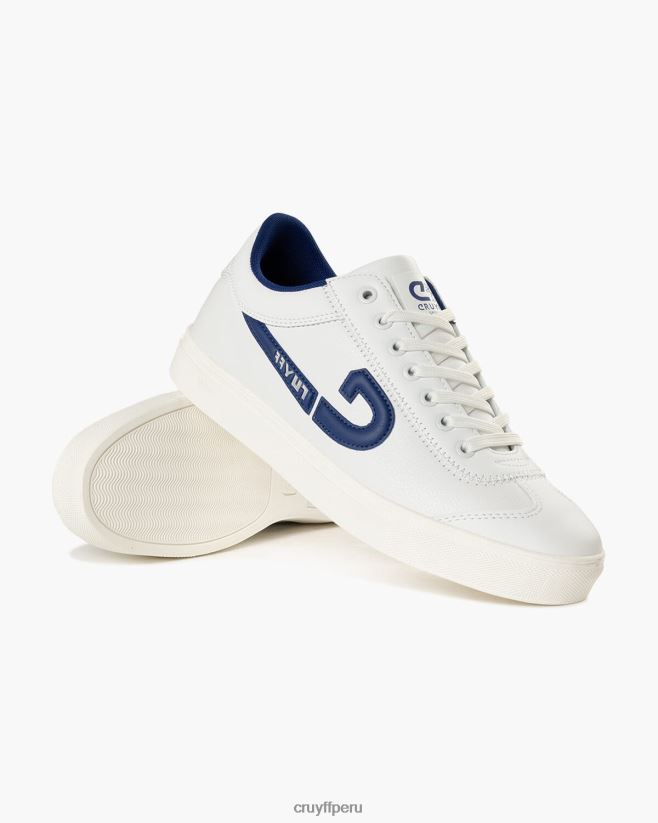 educación física Cruyff destello blanco azul 42TR20261 hombres zapatillas