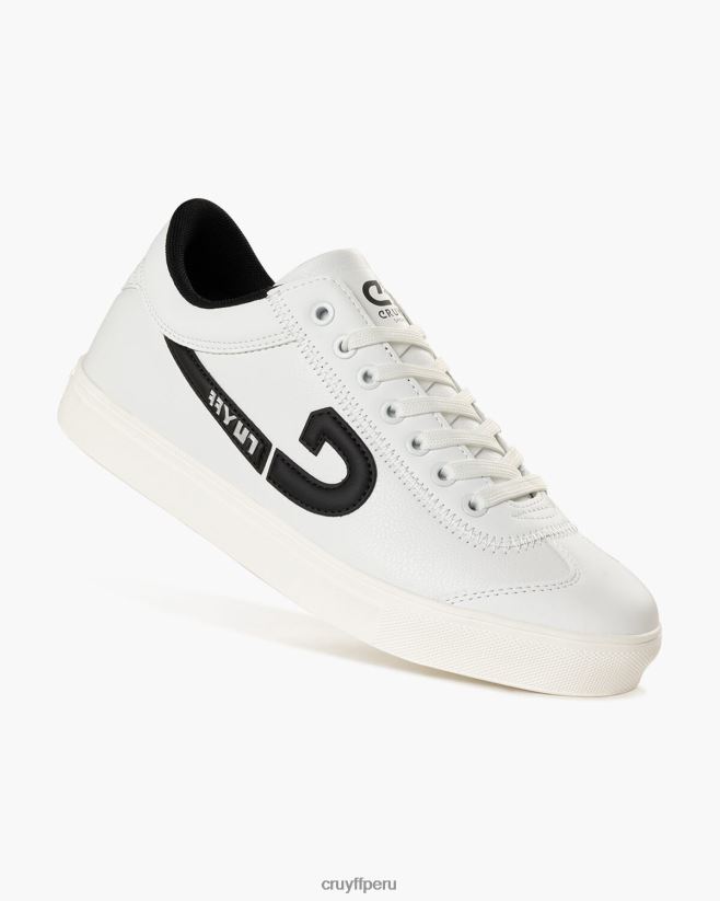 educación física Cruyff destello blanco negro 42TR20262 hombres zapatillas