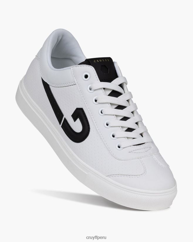 educación física Cruyff destello blanco negro 42TR20623 hombres zapatillas