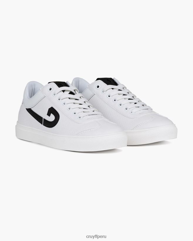 educación física Cruyff destello blanco negro 42TR20623 hombres zapatillas