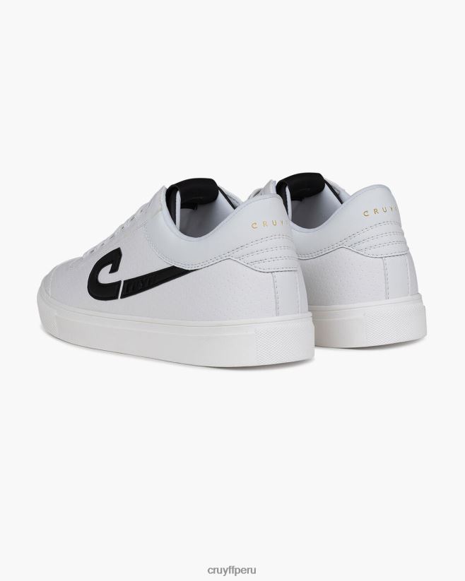 educación física Cruyff destello blanco negro 42TR20623 hombres zapatillas