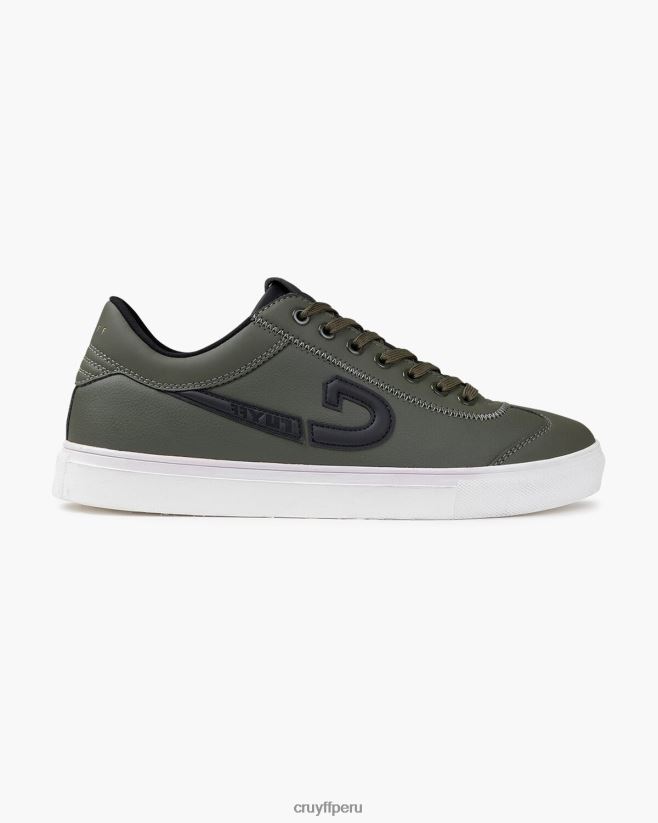 educación física Cruyff destello ejercito verde 42TR20431 hombres zapatillas