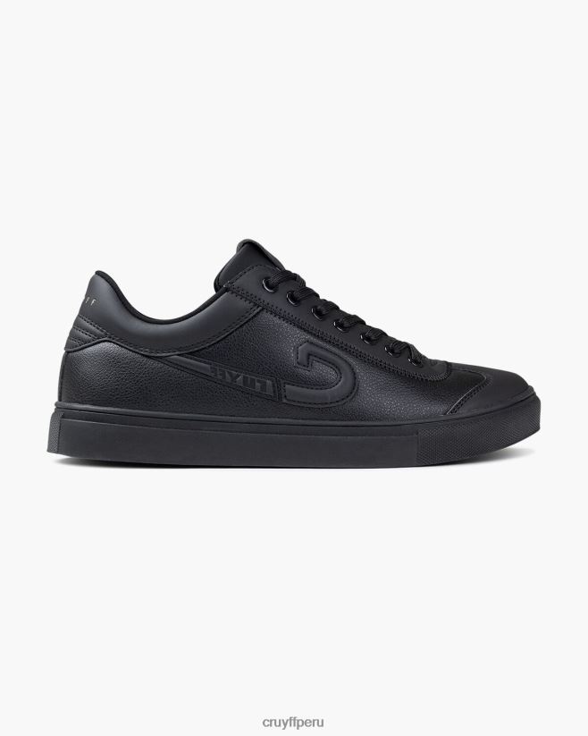 educación física Cruyff destello negro 42TR20430 hombres zapatillas