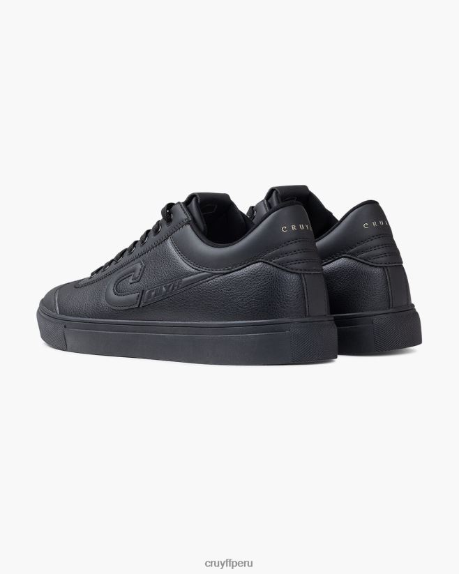 educación física Cruyff destello negro 42TR20430 hombres zapatillas
