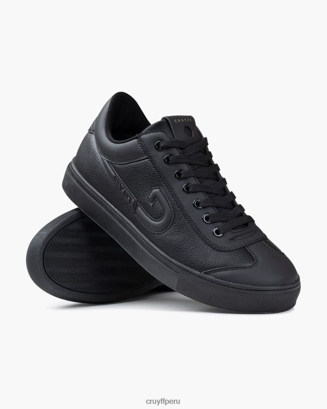 educación física Cruyff destello negro 42TR20430 hombres zapatillas