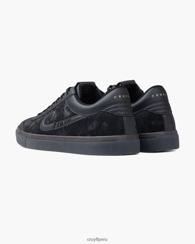 educación física Cruyff destello negro 42TR20564 hombres zapatillas