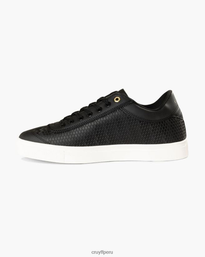 educación física Cruyff destello negro 42TR2074 hombres zapatillas