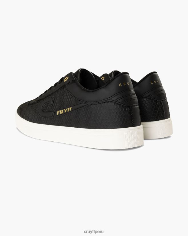 educación física Cruyff destello negro 42TR2074 hombres zapatillas
