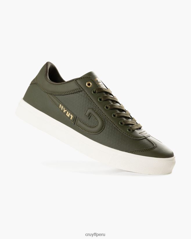 educación física Cruyff destello verde oscuro 42TR2075 hombres zapatillas
