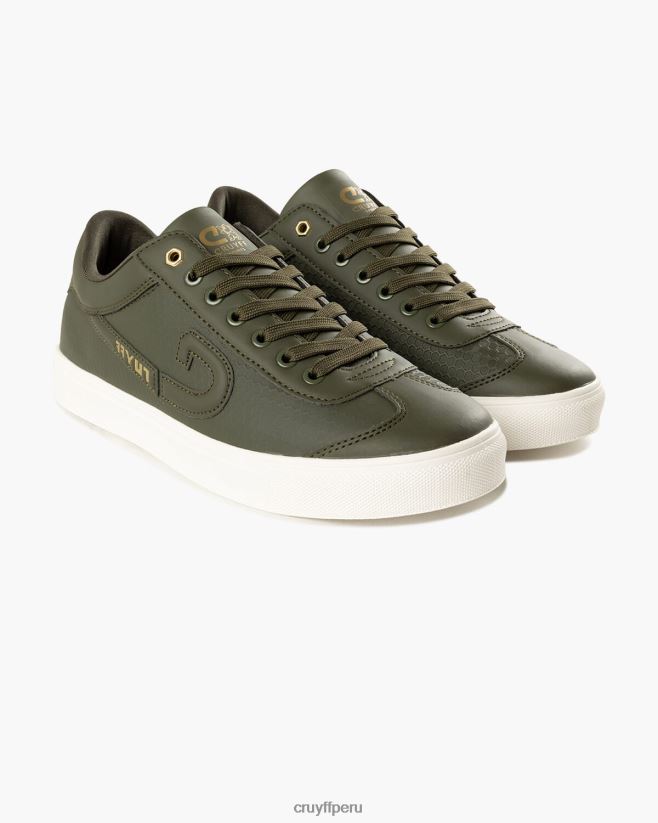 educación física Cruyff destello verde oscuro 42TR2075 hombres zapatillas