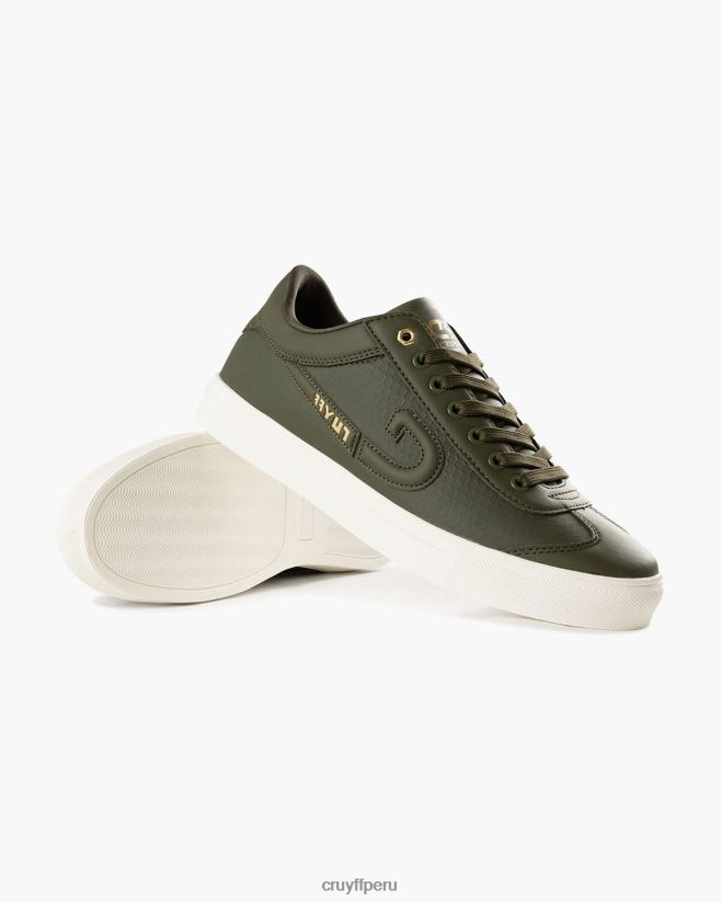 educación física Cruyff destello verde oscuro 42TR2075 hombres zapatillas