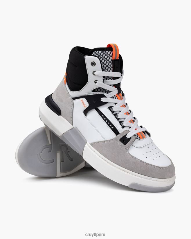 educación física Cruyff destrozar la cesta gris blanco 42TR20501 hombres zapatillas