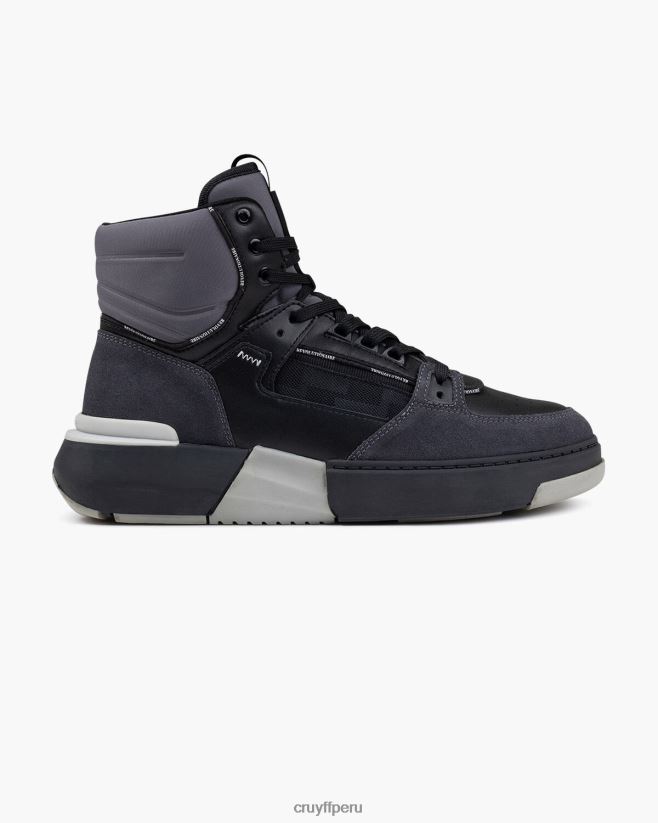 educación física Cruyff destrozar la cesta negro 42TR20453 hombres zapatillas