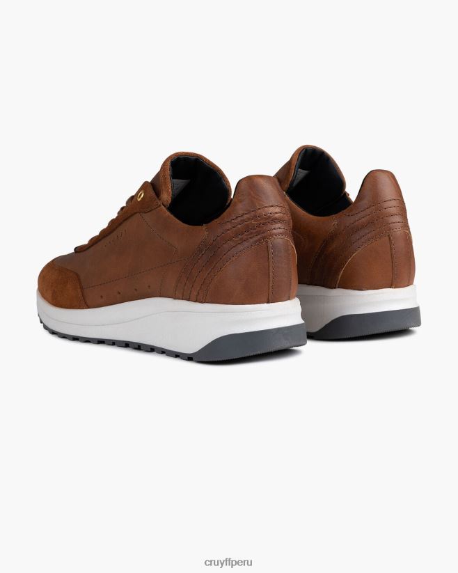 educación física Cruyff domingo informal coñac 42TR20907 hombres zapatillas