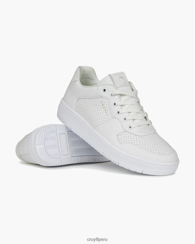 educación física Cruyff interior real blanco 42TR20147 hombres zapatillas